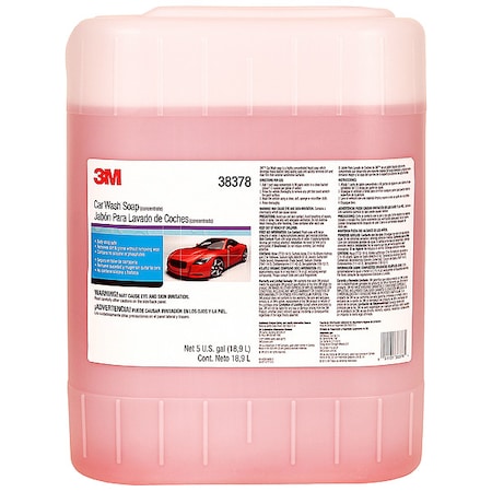 Car Wash Soap, Truck and Trailer Wash, 5 gal, Butyl-Free MPN:38378