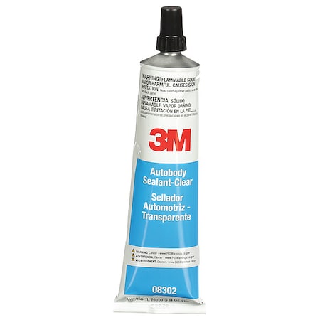 Autobody Sealant, Clear, 5 oz., PK6 MPN:08302