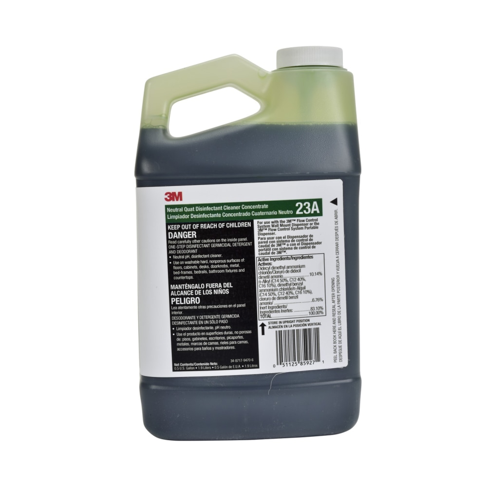3M Flow Control 23A Neutral Quat Disinfectant, 67.6 Oz MPN:23A-EA