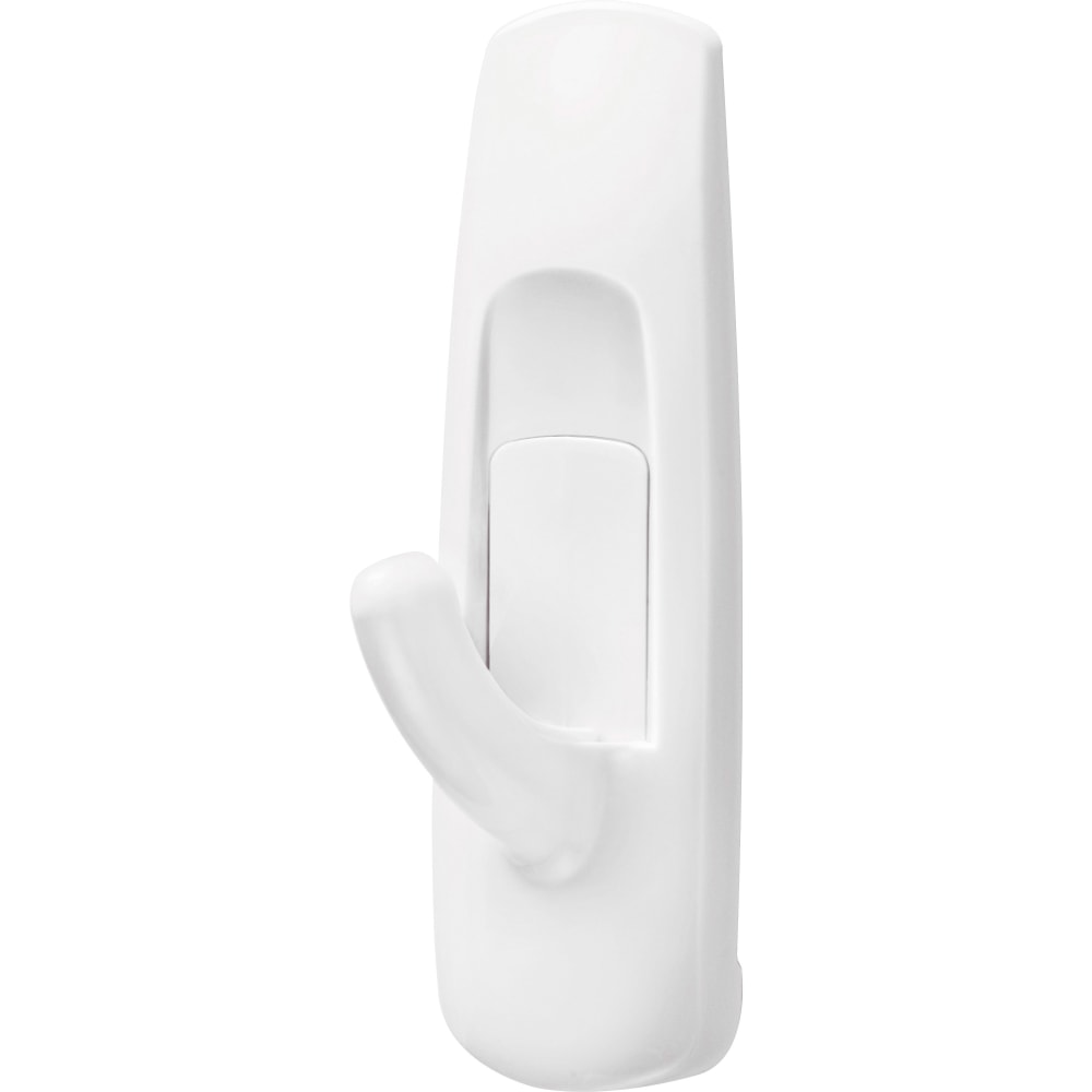 3M Command Utility Hooks, Medium, 5-5/8in x 3-13/16in x 5-1/8in, White, Box Of 37 Hooks MPN:17001S37NA