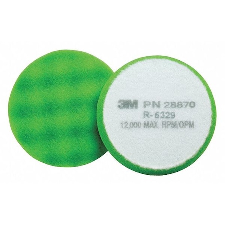 Finesse-it Buffing Pad 28870, 3-3/4in, Gre, PK50 MPN:28870