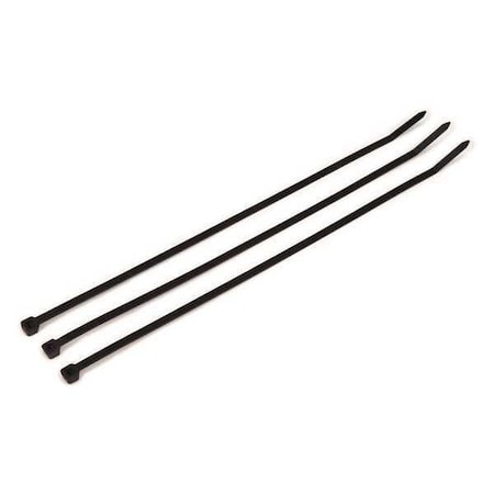 Cable Tie, 11 in L, 3 in Max Bundle Dia., Black, Nylon 6/6, 50 lb Strength, 1000 PK MPN:CT11BK50-C