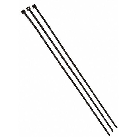 Cable Tie, 15 in L, 4 in Max Bundle Dia., Black, Nylon 6/6, 50 lb Strength, 1000 PK MPN:CT15BK50-C