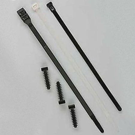 Cable Tie, 14-1/2 in L, 4 in Max Bundle Dia., Black, Nylon 6/6, 50 lb Strength, 2500 PK MPN:CT15BK50-D