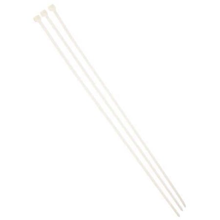 Cable Tie, 15 in L, 4 in Max Bundle Dia., Natural, Nylon, 120 lb Strength, 500 PK MPN:CT15NT120-C