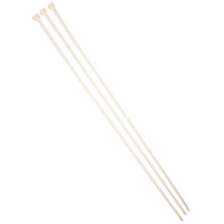 Cable Tie, 15 in L, 4 in Max Bundle Dia., Natural, Nylon 6/6, 50 lb Strength, 1000 PK MPN:CT15NT50-C