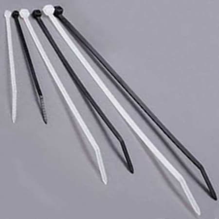 Cable Tie, 6 in L, 1.40 in Max Bundle Dia., Black, Nylon 6/6, 30 lb Strength, 1000 PK MPN:CT6BK30-C