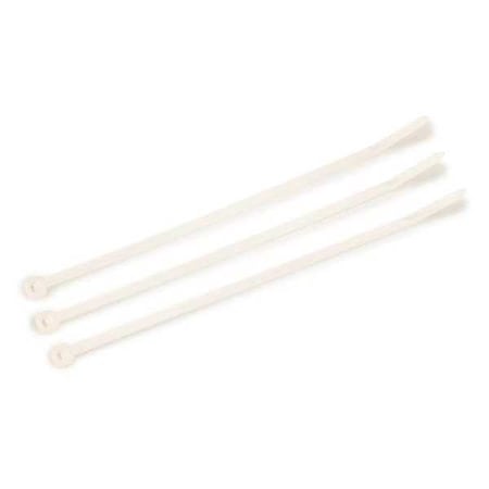 Cable Tie, 6 in L, 1-1/4 in Max Bundle Dia., Natural, Nylon 6/6, 40 lb Strength, 1000 PK MPN:CT6NT40-C