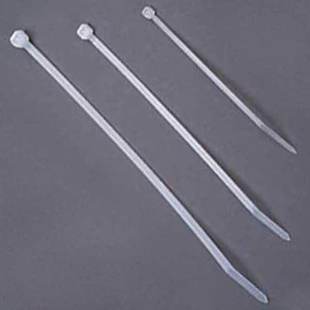 Cable Tie, 9 in L, 2 in Max Bundle Dia., Natural, Nylon 6/6, 40 lb Strength, 1000 PK MPN:CT8NT40-C