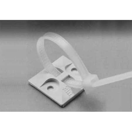 Cable Tie Base, ABS, Beige, 1 in L MPN:CTB1X1BGA-C