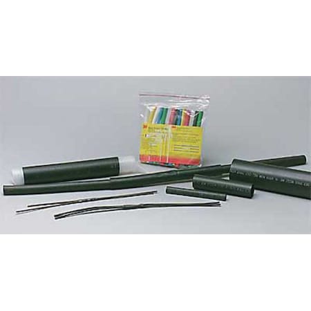 Adhesive Lined Heat Shrink Tube, Thin Wall, 2:1 I.D. Shrink Ratio, 1 in I.D. Before Shrinking, 6 in MPN:EPS200-1-6