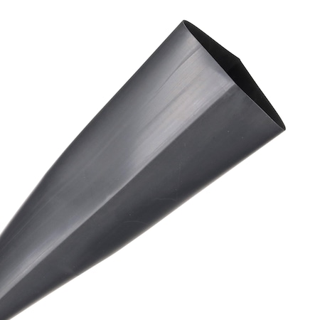 Heat Shrink Thin-Wall Tubing, 2:1 I.D. Shrink Ratio, 4 in I.D. Before Shrinking, Black, 50 ft MPN:FP-301