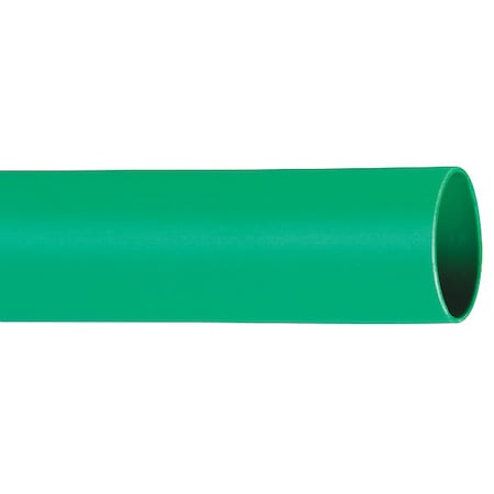 Heat Shrink Tube, Thin Wall, 2:1 I.D. Shrink Ratio, 0.25 in I.D. Before Shrinking, Green, 200 ft MPN:FP301-1/4-200'-GREEN-SPOOL