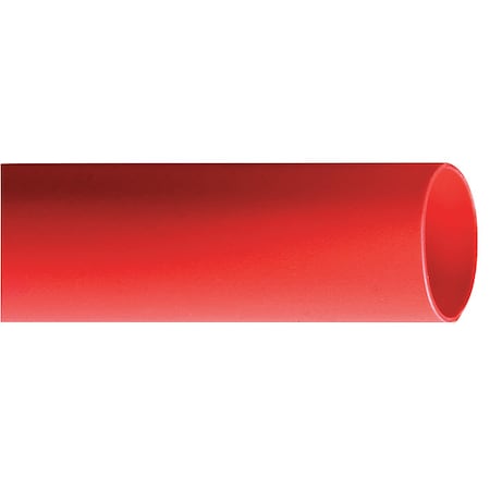 Heat Shrink Tube, Thin Wall, 2:1 I.D. Shrink Ratio, 0.38 in I.D. Before Shrinking, Red, 200 ft MPN:FP301-3/8-200'-RED-SPOOL