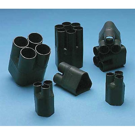 Adhesive Lined Heat Shrink Boot, Not Applicable I.D. Shrink Ratio, 4.9 in I.D. Before Shrinking MPN:HDBB-345-1-250