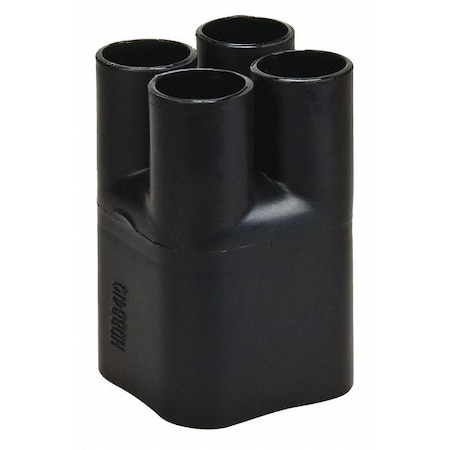 Adhesive Lined Heat Shrink Boot, Not Applicable I.D. Shrink Ratio, 1.25 in I.D. Before Shrinking MPN:HDBB-410-1-250
