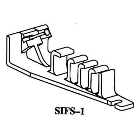 Furring Strip Cable Stacker, White, PK250 MPN:SIFS-1