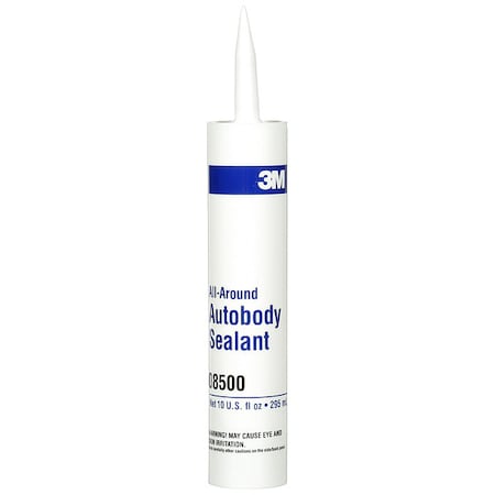 Sealant, 12.8 fl oz, Cartridge, White, Water Base, All Around Autobody MPN:08500