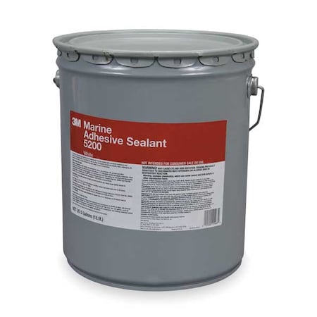 Polyurethane Adhesive Sealant, 640 oz, Drum, White, Polyurethane Base, 5200 MPN:21463