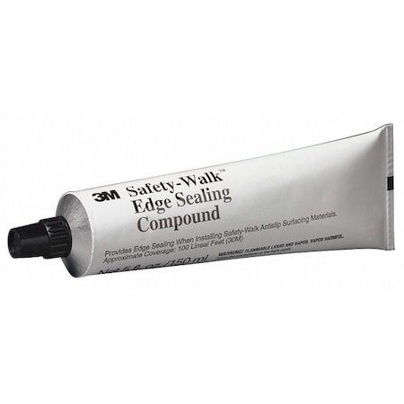 Edge Sealing Compound, 5 oz, Tube, Clear, Hybrid Base, Safety-Walk MPN:21531