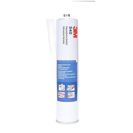 Polyurethane Sealant, 14 oz, Sausage Pack, White, Polyurethane Base, 540 MPN:540