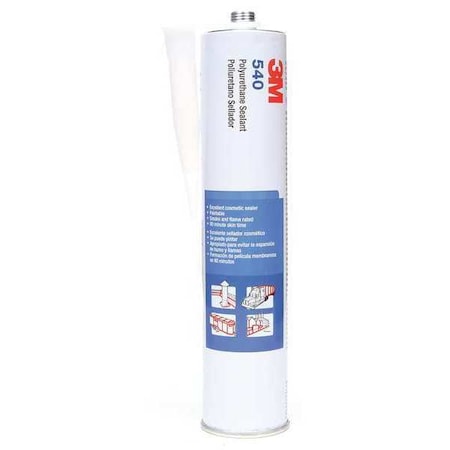 Polyurethane Sealant, 10 oz, Cartridge, Black, Polyurethane Base, 540 MPN:540