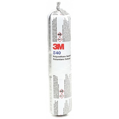 Polyurethane Sealant, 14 oz, Sausage Pack, Gray, Polyurethane Base, 540 MPN:540