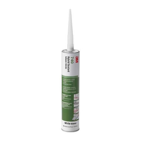 Polymer Adhesive Sealant, 10 oz, Cartridge, Black, Polymer Base, 740 UV MPN:740 UV