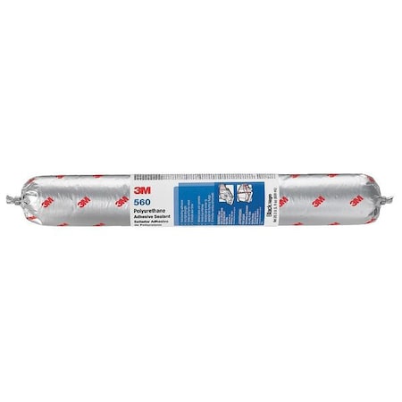 Polyurethane Adhesive Sealant, 20 oz, Sausage Pack, Black, Polyurethane Base, 560 MPN:96273