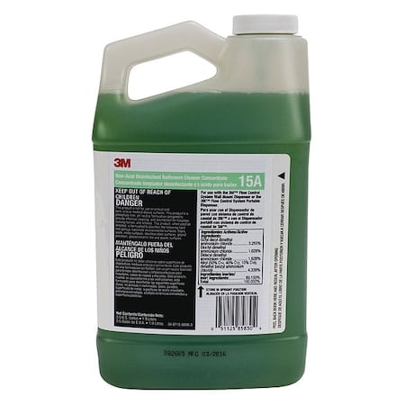 Non-Acid Bathroom Disinfectant Cleaner, 1.9L Jug MPN:15A