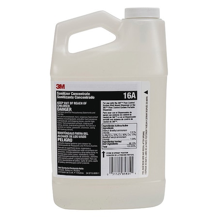 Sanitizer, 1.9L Jug MPN:16A