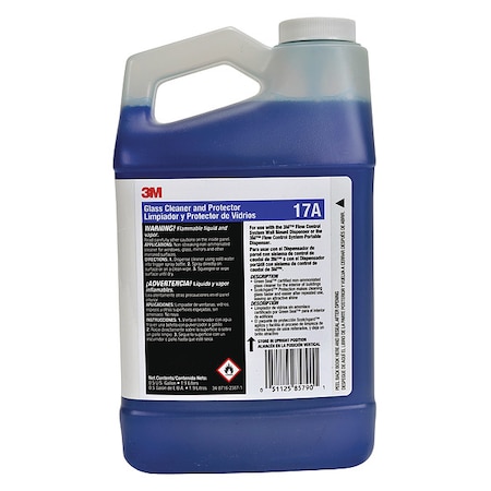 Liquid Glass Cleaner, 1.9L, Blue, Apple, Jug MPN:17A