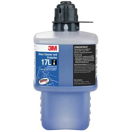 Liquid Glass Cleaner, 2L, Apple, Bottle MPN:17L
