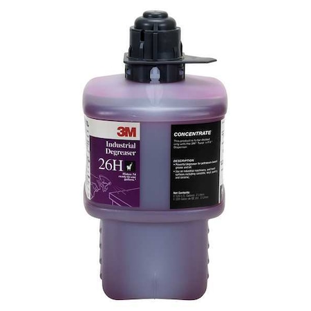 Industrial Degreaser, 2L Bottle, Liquid, Red MPN:26H