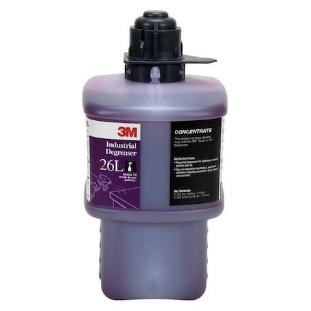 Industrial Degreaser, 2L Bottle, Liquid, Red MPN:26L