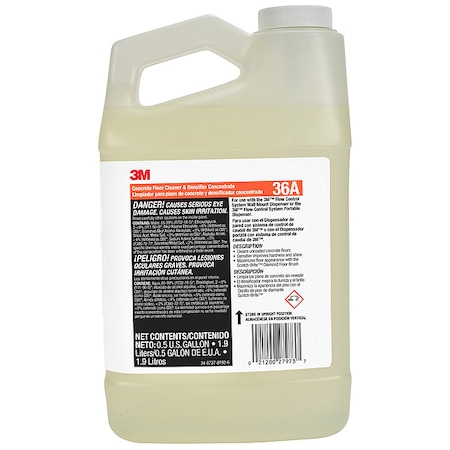 Concrete Floor Cleaner, 0.5 gal MPN:36A