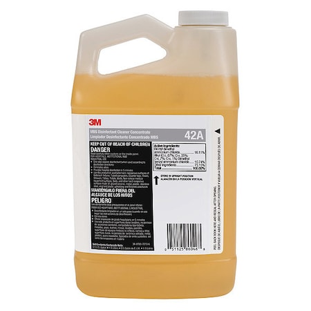 Cleaner and Disinfectant, 0.5 gal. Bottle MPN:42A