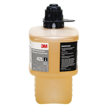 Cleaner and Disinfectant, Bottle, Lavender MPN:42L