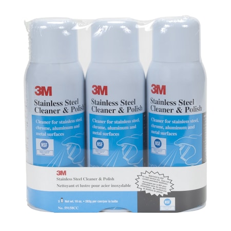 SS Cleaner-Polish 59158CC, 10oz Aero, PK12 MPN:59158CC