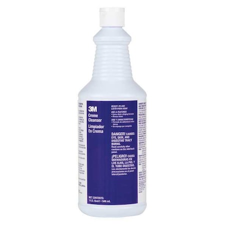 Bathroom Cleaner, 1 qt, Bottle, White, PK12 MPN:59818