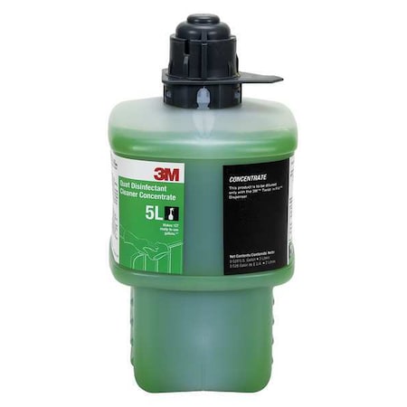 Quat Disinfecting Cleaner, 2L Bottle, Pleasant, Green MPN:5L