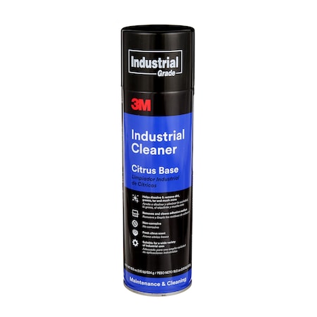 Heavy Duty Cleaner/Degreaser, Ready-To-Use, 18.5 oz, Aerosol Spray Can, Citrus, 12 PK MPN:CITRUS 24 OZ