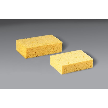 Sponge, 7 1/2 in L, Yellow, PK24 MPN:5-00-53200-07456-7