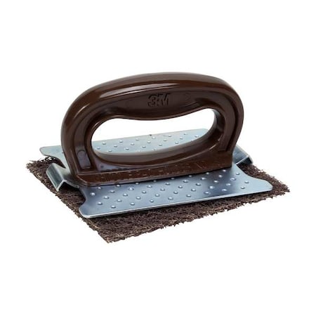 Hand Pad, 6 in L, Brown, PK10 MPN:50048011083006