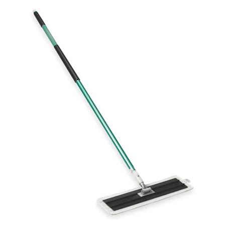 Flat Mop Kit, Quick Change Connection, Cut-End, Green/Black, Microfiber, 55593 MPN:55593