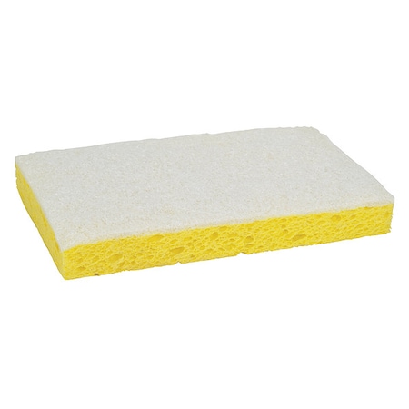 Scrubber, 6 1/8 in L, White/Yellow, PK20 MPN:63