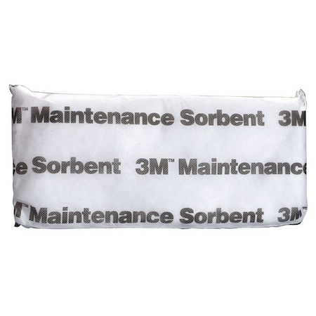 Sorbent Pillow, 13 gal, 7 in x 15 in, Universal, White, 16 PK MPN:M-PL715