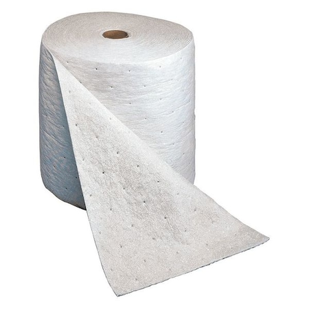 Sorbent Roll, 31 gal, 15 1/2 in x 150 ft, Oil, Gray, Polyester, Polypropylene MPN:M-RL15150DD