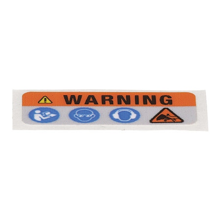Safety Sticker 87126, 1/pk MPN:87126