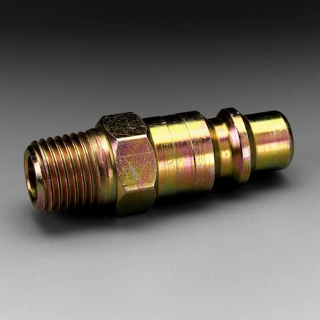 Quick Connect Plug, Industrial Interchange, Air Regulating Valve, 3/8 in Body, 1/4 in MPT MPN:W-3252-2